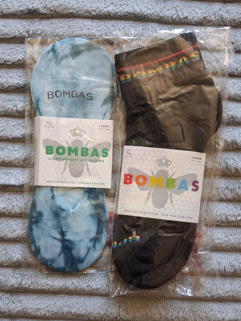 2 Bombas L Socks Bundle - Picture 2 of 3